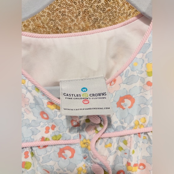 Girls Castles & Crowns Floral Dress Little Girls Size 5 - Picture 4 of 4